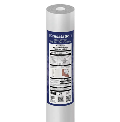 Fletcher Sisalation Vapawrap Wall 1350X30M