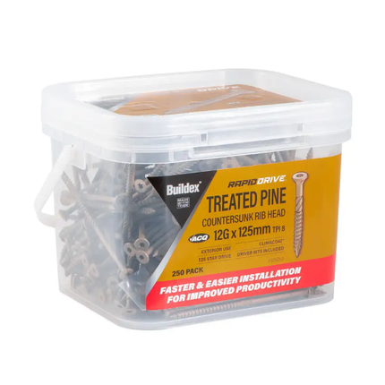 Buildex Screw Star Treated Pine Climacoat 12-8X125 Bx250
