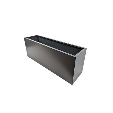Green Life Planter Box Metal 1000X340X400MM Charcoal