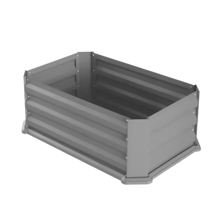 Green Life Garden Bed Patio With Base 800X500X300 Slate Grey