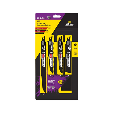 Blade Set Demolition 8PC +Pouch