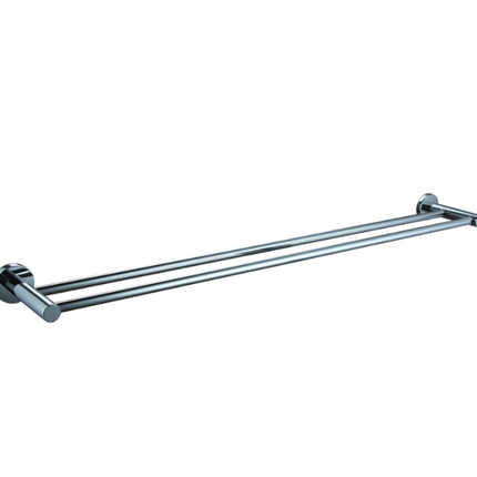 Double Towel Rail 800MM Round Ss304 Cp Cd1 14015