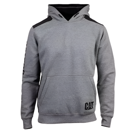 Hoodie Logo Panel Cat Grey S