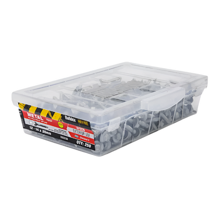 Buildex Screw Metal Hex Tek 12-14X35 Hi Grip C3 BX250