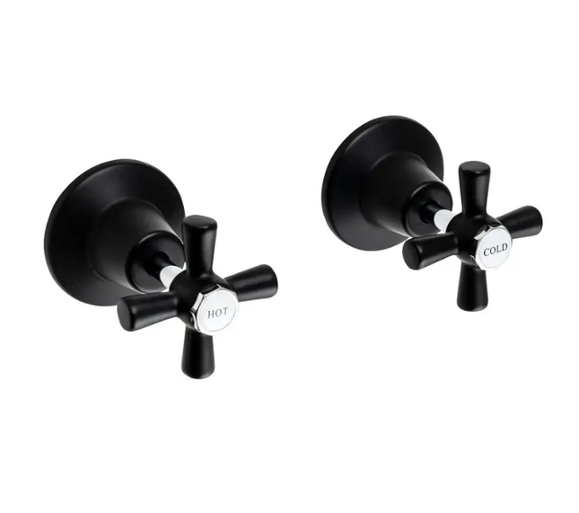 Mildon Paramount Wall Top Assy Chrome/Matt Black