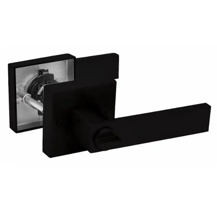 Trio Everest Square Privacy Lever Matte Black