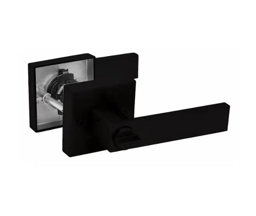Trio Everest Square Privacy Lever Matte Black
