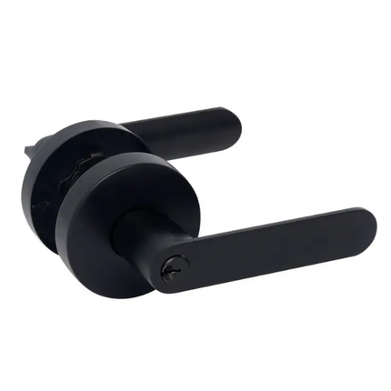 Trio Olympus Entrance Lever Set Black