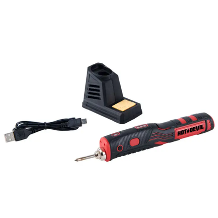 Hot Devil Soldering Iron Rechargeable Li-ion Powered