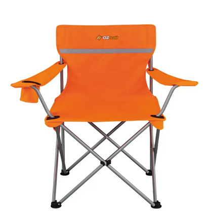 Oztrail Jumbo Camp Chair High Visibility Orange