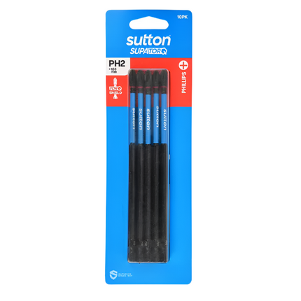 Bit Screwdriver S200 Supatorq Ph2 150MM 10PK Sutton