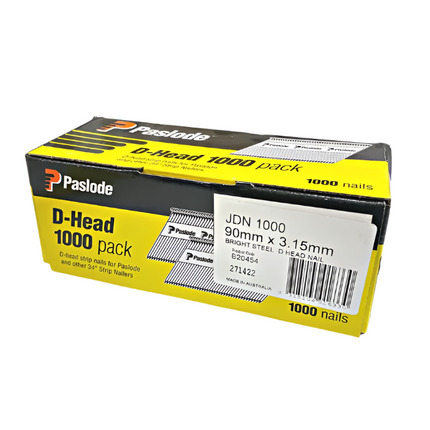 Nail Collated 90X3.15MM Bright PK1000