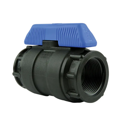 Philmac Ball Valve Poly Female 1-1/4"
