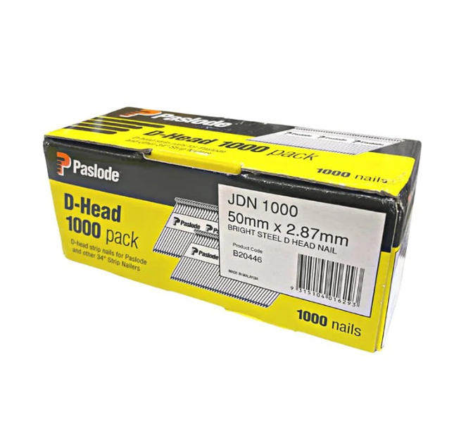 Nail Collated 50X2.87MM Bright PK1000