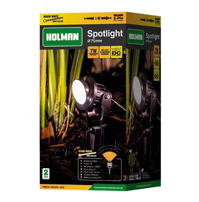 Light Garden Spot 75MM X 7W White