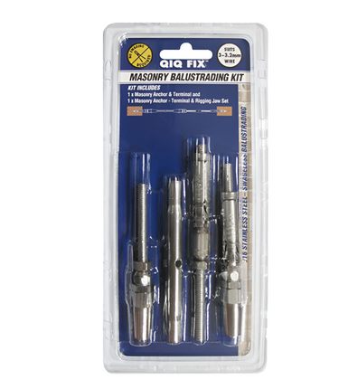 Swageless Kit Masonry 3-3.2MM 1PK
