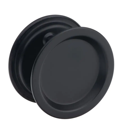 Lane Cavity Door Slider Passage Round Matte Black