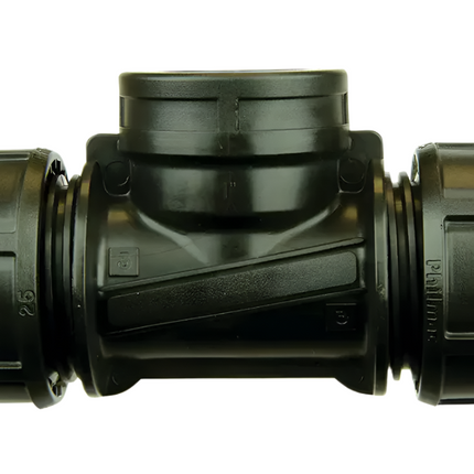 Philmac 3G Metric Tee BSP Threaded Female 40MM x 1-1/2