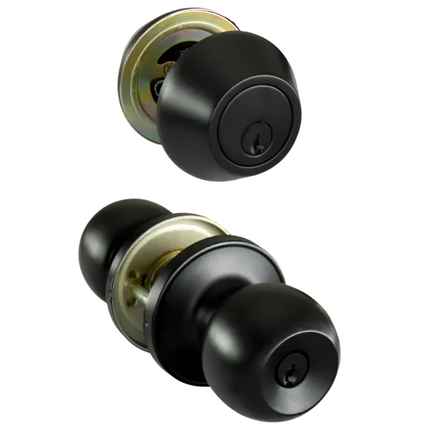 Buy Right Entry Handle Knob Combo Black