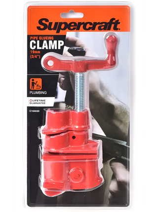 Supercraft Clamp Pipe Gluing Heavy Duty 3/4