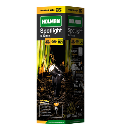 Light Garden Spot 43MM X 3W White