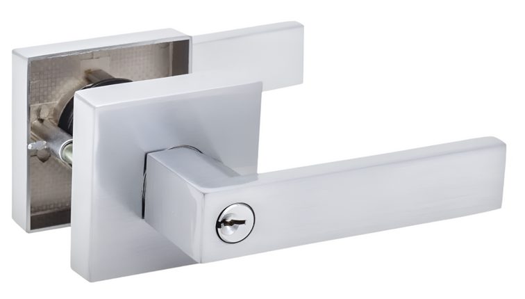 Lever Privacy Everest Square 70MM Rosette