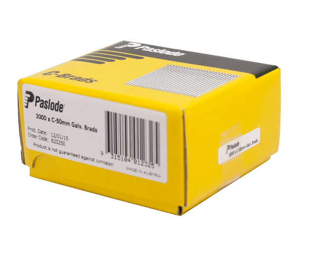 Brads C50 Series 50MM PK3000