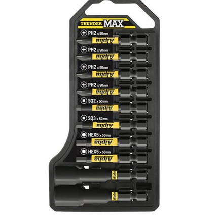 Impact Driver Set 10PC Thundermax