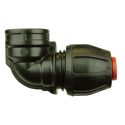Philmac BSP Threaded Rural Elbow Poly Female 1-1/2 x 1-1/2