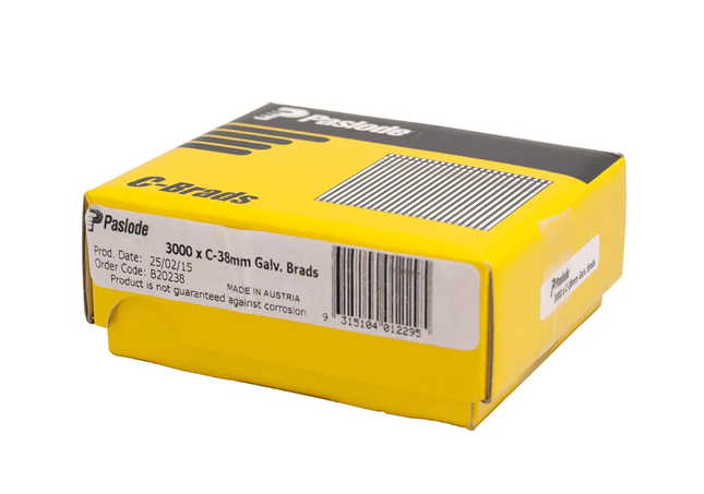 Brads C Series 38MM PK3000