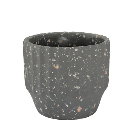 Planter Pot Medina 17.5X16CM Black