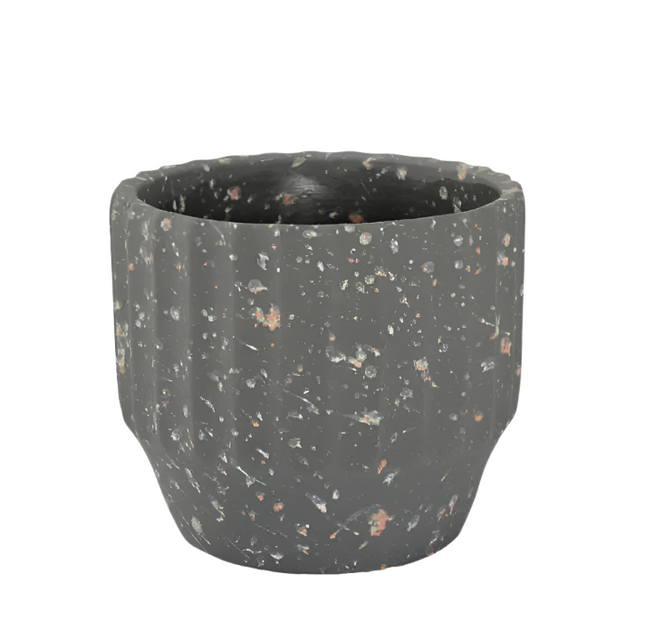 Planter Pot Medina 17.5X16CM Black