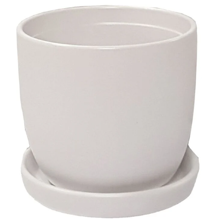 Pot Egg Jessa Gloss White Large