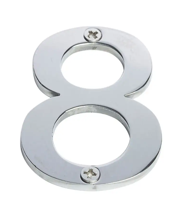 Sandleford Numeral Stainless Steel 60MM