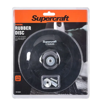 Supercraft Rubber Disc Backing 175 x 6MM