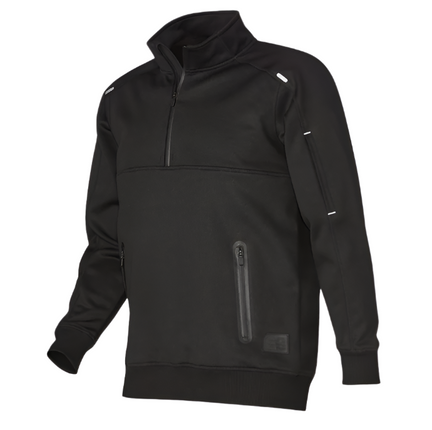 Eleven Black Tech Fleece 1/4Zip Pullover Black