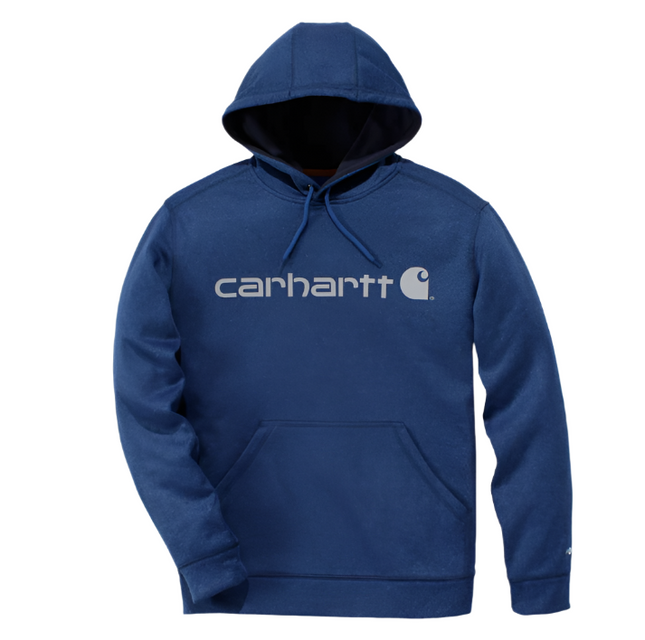 Carhartt Force Extremes Signature Graphic Hooded Sweatshirt Huron Heather