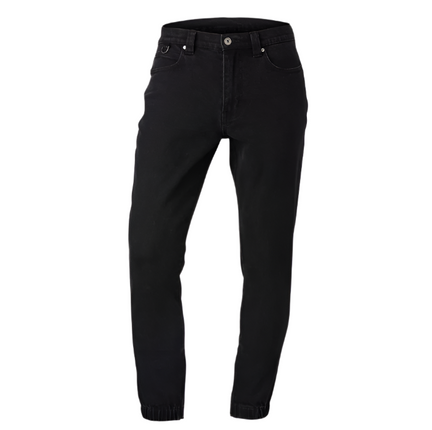 Hammer + Field Workwear Denim Stretch Cuffed Pant Black