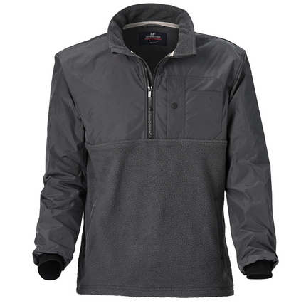 Hammer + Field Textured Spliced Sweater Steel