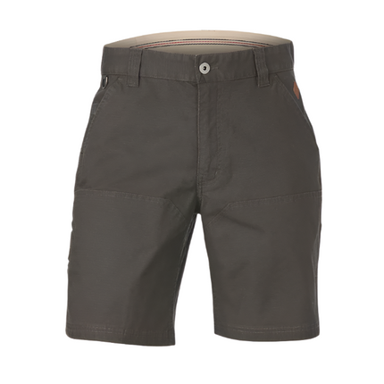 Hammer + Field Workwear Long Length Seam Pocket Stretch Short Charcoal
