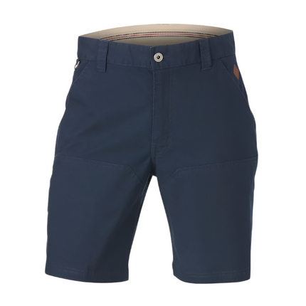 Hammer + Field Workwear Long Length Seam Pocket Stretch Short Navy
