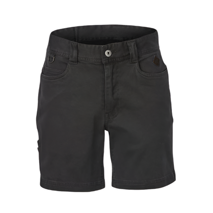 Hammer + Field Workwear Mid Length Washed Twill Stretch Short Charcoal