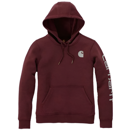 Carhartt Clarksburg Women's Sweatshirt Hoodie Dark Cedar Heather