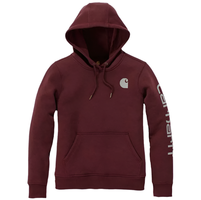 Carhartt Clarksburg Women's Sweatshirt Hoodie Dark Cedar Heather
