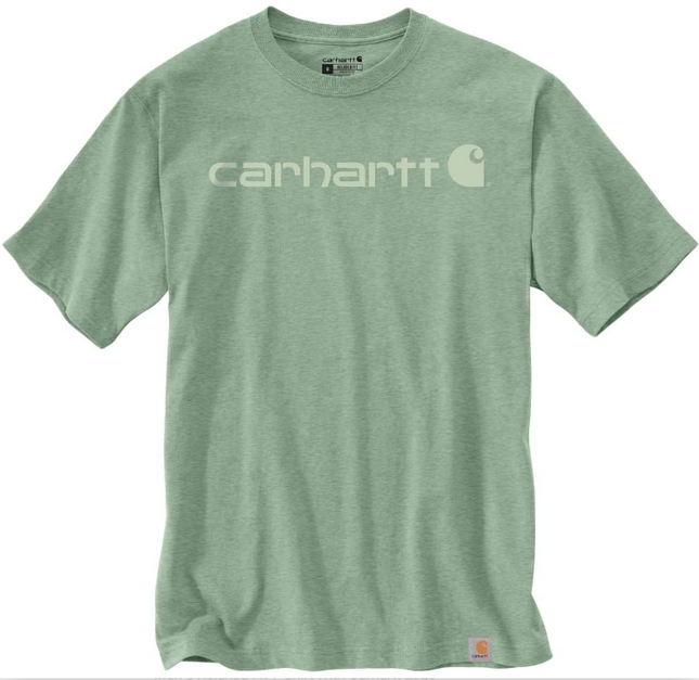 Carhartt Core Logo S/S T-Shirt Loden Frost Heather