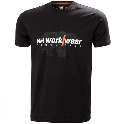 Helly Hansen Graphic Crew Neck T-Shirt 991 Black