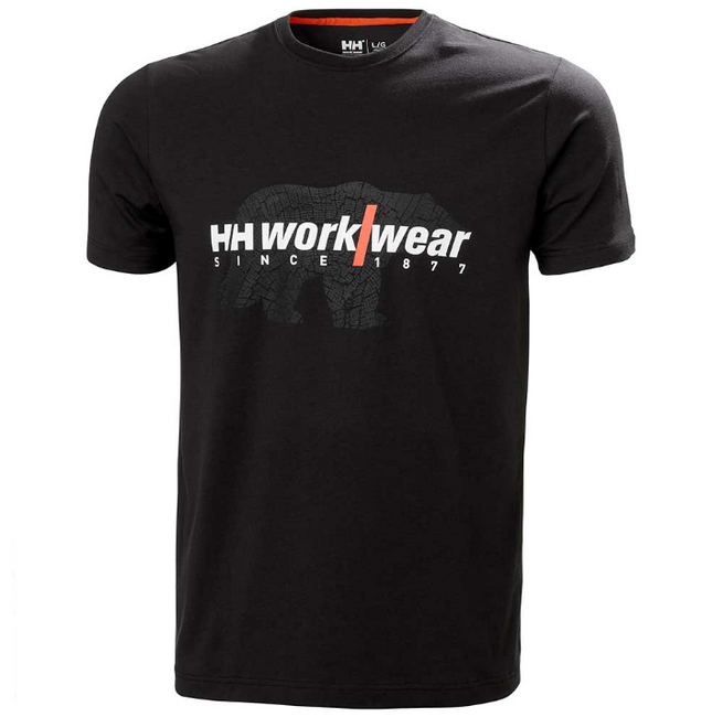 Helly Hansen Graphic Crew Neck T-Shirt 991 Black