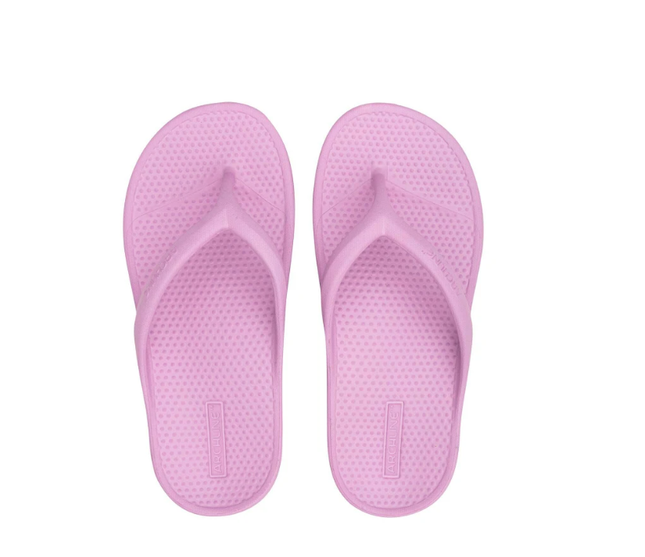 Archline Orthotic Foam Thongs Arch Support Flip Flops Orthopedic Rebound Lilac 40