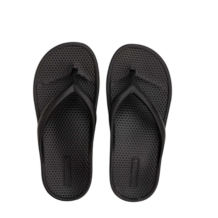 Archline Orthotic Foam Thongs Arch Support Flip Flops Orthopedic Rebound Black 38