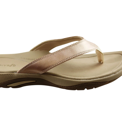 Homyped Inlet Womens Comfortable Supportive Thongs Sandals Rose Gold 6